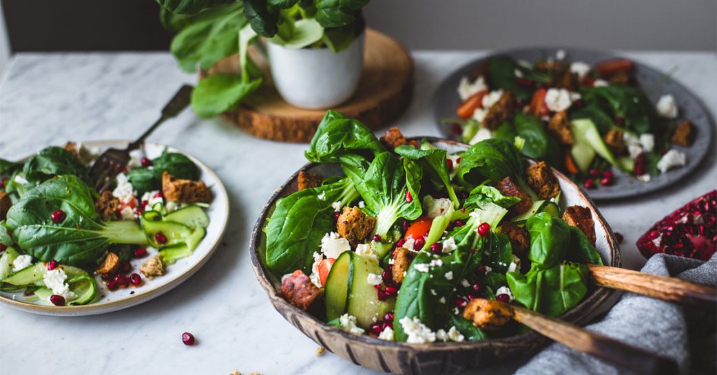 Pak Choi-fetasalaatti